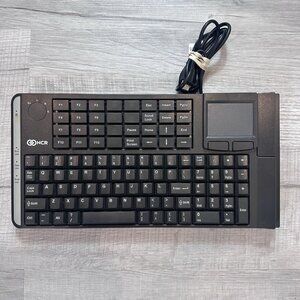 NCR 5932-8870-9090 NCR USB Compact Alphanumeric Keyboard, Pre-Owned Touchpad